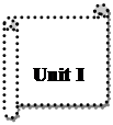  : Unit I

