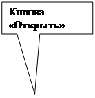 Прямоугольная выноска: Кнопка «Открыть»