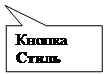 Прямоугольная выноска: Кнопка Стиль