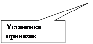 Прямоугольная выноска: Установка привязок