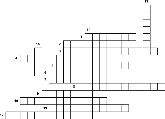 Кроссворд «Строение головного мозга»