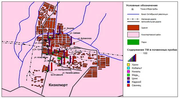 карта и легенда города 2